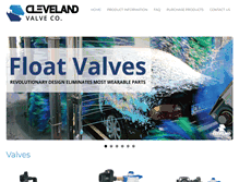 Tablet Screenshot of clevelandvalveco.com